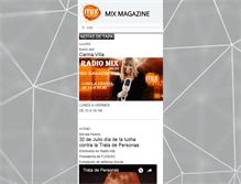 Tablet Screenshot of mix-magazine.com